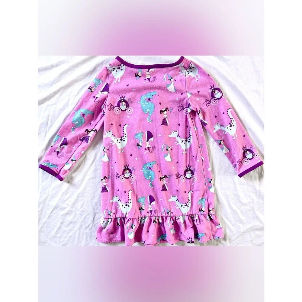 LOL Surprise Nightgown & Gymboree Dino Princess Nightgown Bundle – Size 4 Girls
